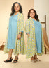BLUE YELLOW JACKET DRESS